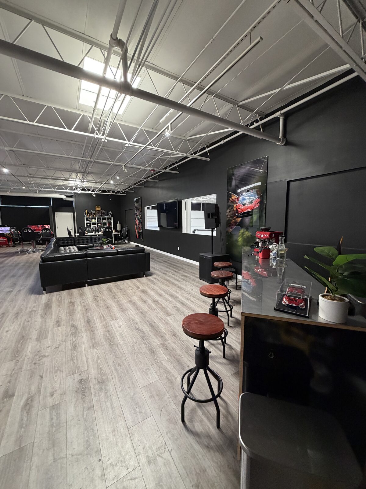 Client coffee and lounge area